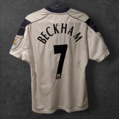 マンチェスター・ユナイテッド 00-01 アウェイ ベッカム ユニフォーム L マンチェスターユナイテッド ベッカム 00/01 アウェイ ユニフォーム