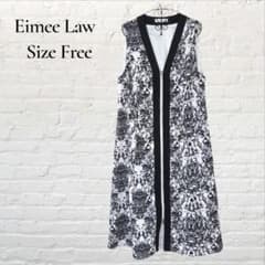 Eimee Law エイミーロウ アラベスク プリント フロントZIPワンピース