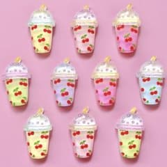 【10個】チェリードリンクデコパーツ【172】のサムネイル