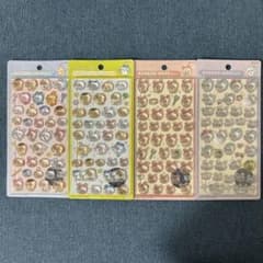 ちいかわ　新作　ボンボンドロップシール　4点セット　正規品のサムネイル
