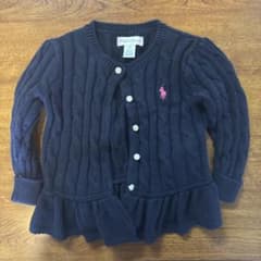 Ralph Lauren ケーブルニット カーディガン 12Mのサムネイル