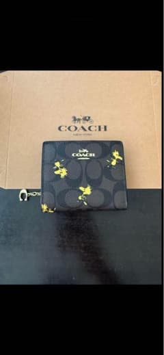 COACH 二つ折り財布 シグネチャー ウッドストック - メルカリ
