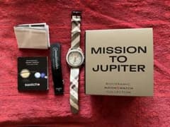 訳あり】 オメガスオッチ MISSION TO JUPITER 替えベルト付き - メルカリ