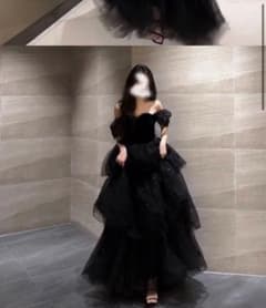 ロングドレス黒のサムネイル