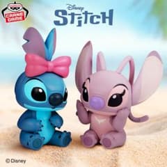 バンプレスト ディズニー スティッチ & エンジェル フィギュア 2個セット