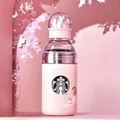 スターバックス 韓国限定 新品 タンブラー 猫 桜 470mlのサムネイル