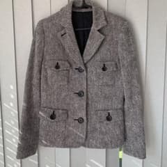 美品　BURBURRY LONDON バーバリーテーラードジャケット　カシミヤ混のサムネイル