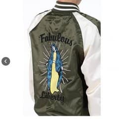完売スカジャン！ANAP！！カーキ色のサムネイル