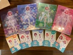 ５等分の花嫁　一番くじ　クリアファイルセット　シール付のサムネイル
