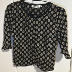 MOUSSY 花柄レース トップス 五分袖のサムネイル