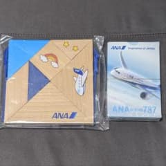 【非売品】ANA 木製脳育タングラム トランプのサムネイル