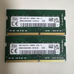 SK hynix DDR4-3200 8GB メモリ 2枚セット - メルカリ