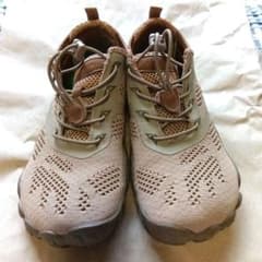 【SAGUARO】ベアフットシューズ　24.0cm　ブラウンのサムネイル