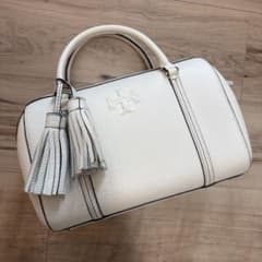 未使用級】TORY BURCH テア 2WAYショルダーバッグ アイボリー 白 