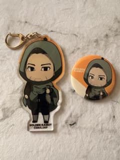 ゴールデンカムイ アクリルキーホルダー、缶バッチ 尾形のサムネイル