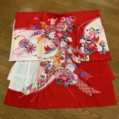 女の子　お宮参り　着物のサムネイル