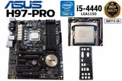 ASUS H97-PRO マザーボード + Intel Core i5-4440