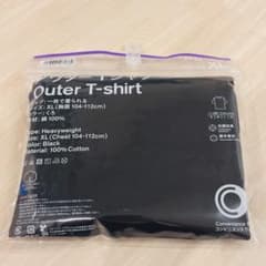 新品未開封ファミマ　 アウターTシャツ ブラック XLサイズのサムネイル