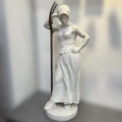 専用アルフレド・ブーシュ「農婦大理石38.4kg高さ81㎝東な8-0106☆1F m76416897775_1.jpg?1767689210