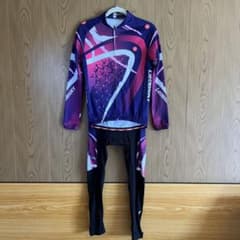 Leobaiky サイクルジャージ Mサイズ 上下セット 吸汗速乾 長袖ウェア