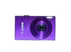 Canon IXY 600F デジカメ パープル 液晶左側日焼け 左下黒線あり