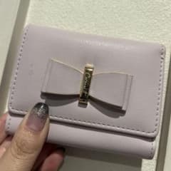 Coconist 三つ折り財布 リボン付き パステルパープルのサムネイル