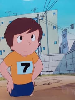 ♥️夏祭り価格です EDOYA セル画と背景画 ど根性ガエルの吉沢京子