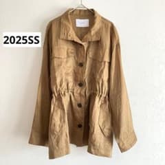 25SS 美品 FRAMeWORK ラミースタンドブルゾン 2 ベージュ - メルカリ