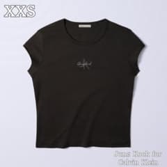 夏季セール ジョングク Calvin Klein ロゴ Tシャツ ブラックXXS - メルカリ