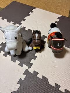 競走馬 ぬいぐるみ 3体セット ソダシ コントレイル キタサンブラックのサムネイル