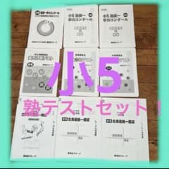 小5 塾テストセット 練成会 錬成会 学力テスト 実力診断テスト 中学 