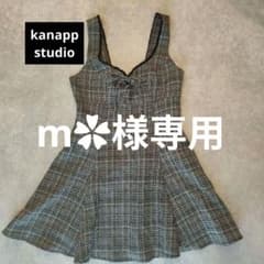 チェック柄ノースリーブミニワンピースのサムネイル