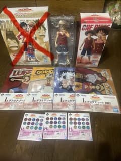メルカリ便 ワンピース 一番くじ ルフィ B賞 H賞 I賞 セット 冒険の