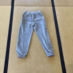 無地 スウェットパンツ グレー