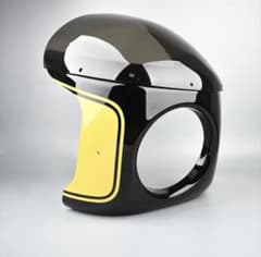 Z900RS ビキニカウル イエローボール 高級クリヤー厚膜 ロックハート