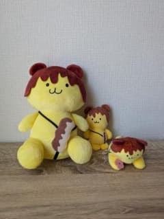 ぽてくまくん ぬいぐるみ 3点セットのサムネイル