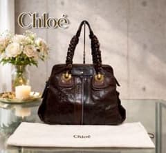 【美品】Chloe クロエ エロイーズ レザー トートバッグ 肩掛け 大容量 美品】Chloe クロエ エロイーズ レザー トートバッグ 肩掛け 大容量