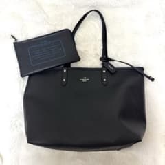 COACH ブラック トートバッグ ポーチ付きのサムネイル