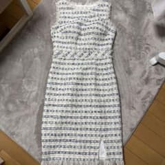 値下げしました！青系ツイードキャバドレスのサムネイル