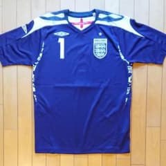 UMBRO イングランド代表 07-09 ホーム GKユニフォーム M 背番号1 UMBRO イングランド代表 07-09 ホーム GKユニフォーム M 背番号1
