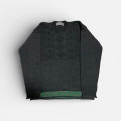 00AW コムデギャルソンオム　デザインニット　　　メンズ　田中啓一