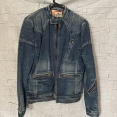Wrangler ラングラー デニム ライダースジャケット - メルカリ