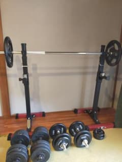 アイロテックバーベル70kg＆バーベルスタンドのサムネイル