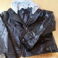 値段交渉受けます！！子供　ライダースジャケットのサムネイル