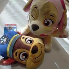 パウ・パトロール ぬいぐるみ ポシェット　スカイとチェイス　新品