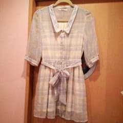 dazzlinチェックシャツワンピースのサムネイル
