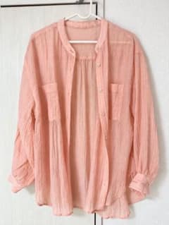 LOWRYS FARM ローリーズファーム シアーシャツ ピンク シャツのサムネイル