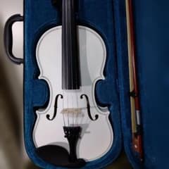♥特価♥純白のバイオリン4/4♥整備済♥新品未使用品♥極美品♥弓、ケ