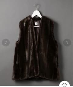 6 roku FAKE MINK FUR VEST/ベストのサムネイル