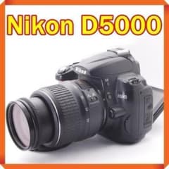 Nikon D5000 一眼レフカメラ シングルレンズセット スマホ転送 - メルカリ
